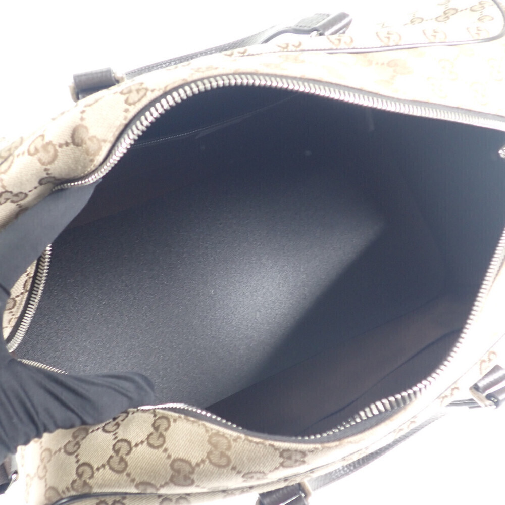 Authentic Gucci GG Canvas Boston Duffle Bag - Picture 6 of 11